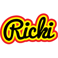 Ricki flaming logo