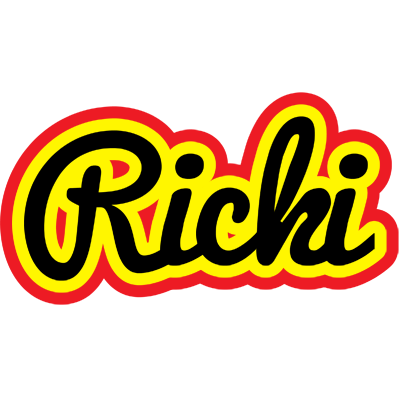 Ricki flaming logo