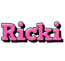 Ricki girlish logo