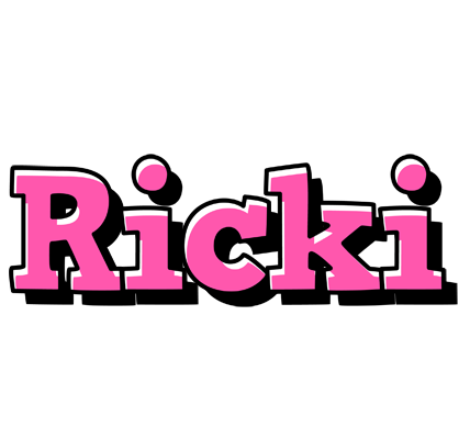 Ricki girlish logo