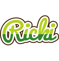 Ricki golfing logo