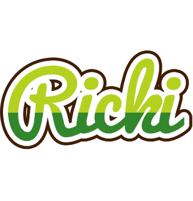Ricki golfing logo