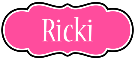 Ricki invitation logo