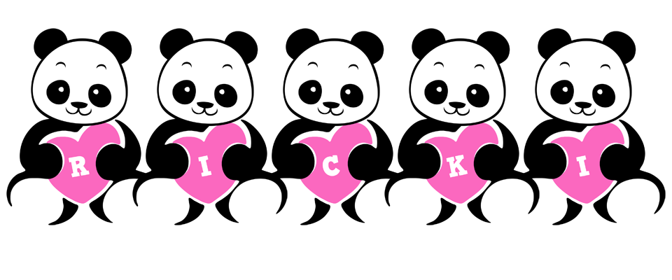 Ricki love-panda logo
