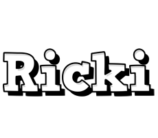 Ricki snowing logo