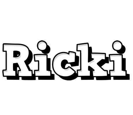 Ricki snowing logo