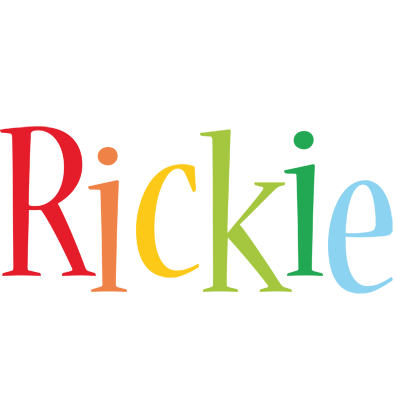 Rickie birthday logo