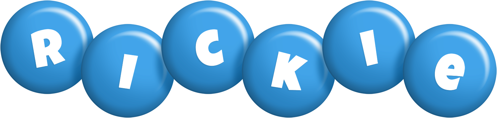 Rickie candy-blue logo
