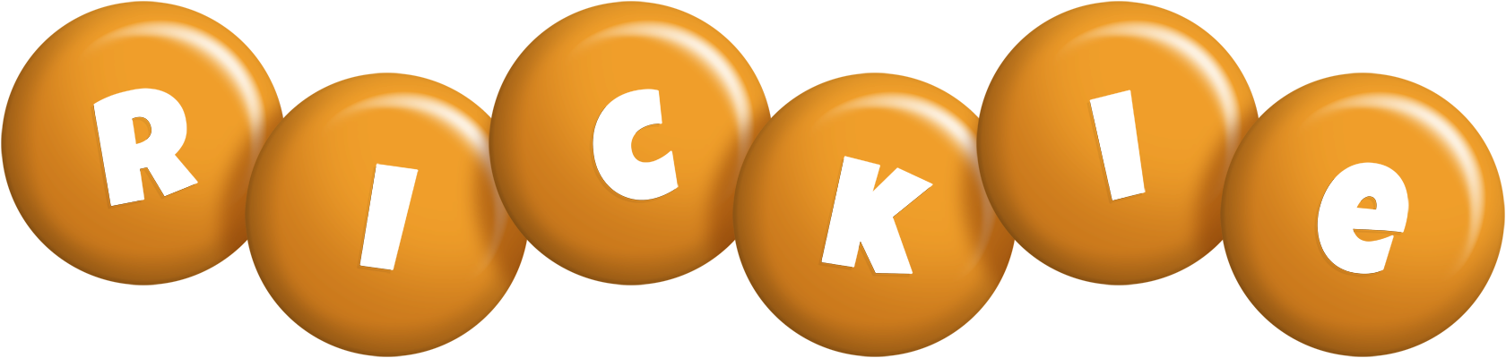 Rickie candy-orange logo