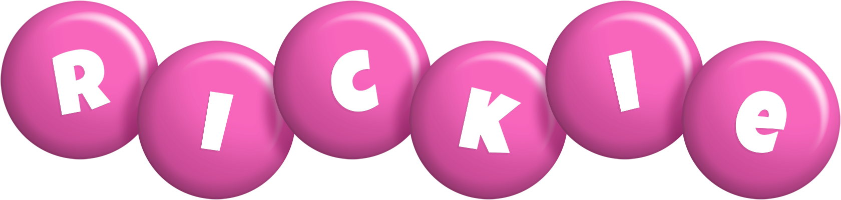 Rickie candy-pink logo