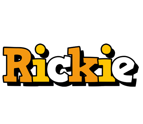 Rickie cartoon logo