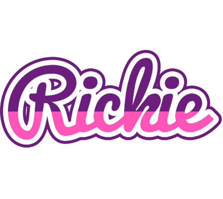 Rickie cheerful logo
