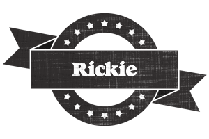 Rickie grunge logo