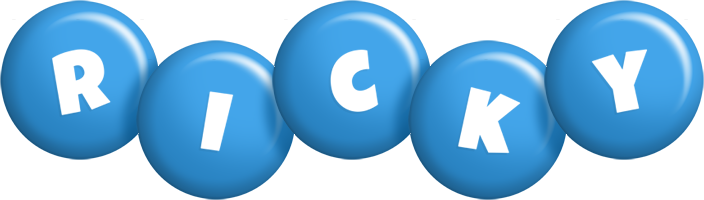 Ricky candy-blue logo