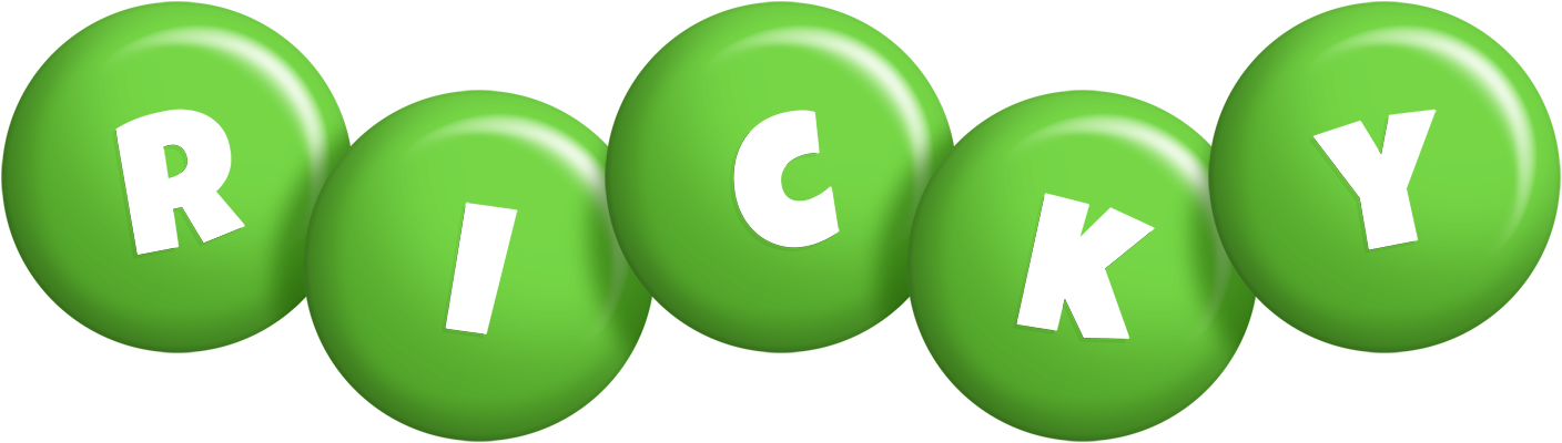 Ricky candy-green logo