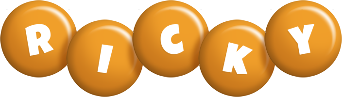 Ricky candy-orange logo