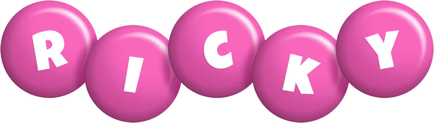Ricky candy-pink logo