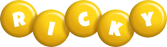 Ricky candy-yellow logo