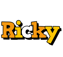 Ricky cartoon logo
