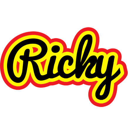 Ricky flaming logo