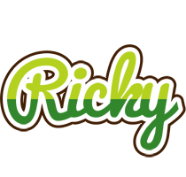 Ricky golfing logo