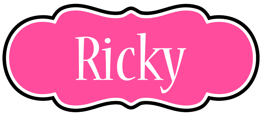 Ricky invitation logo