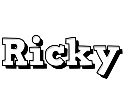 Ricky snowing logo