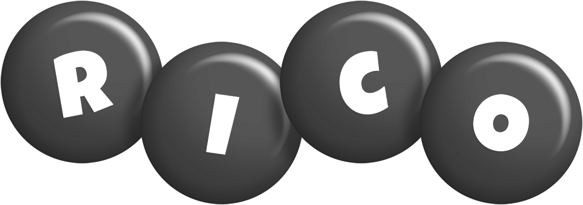 Rico candy-black logo
