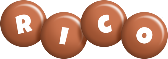 Rico candy-brown logo