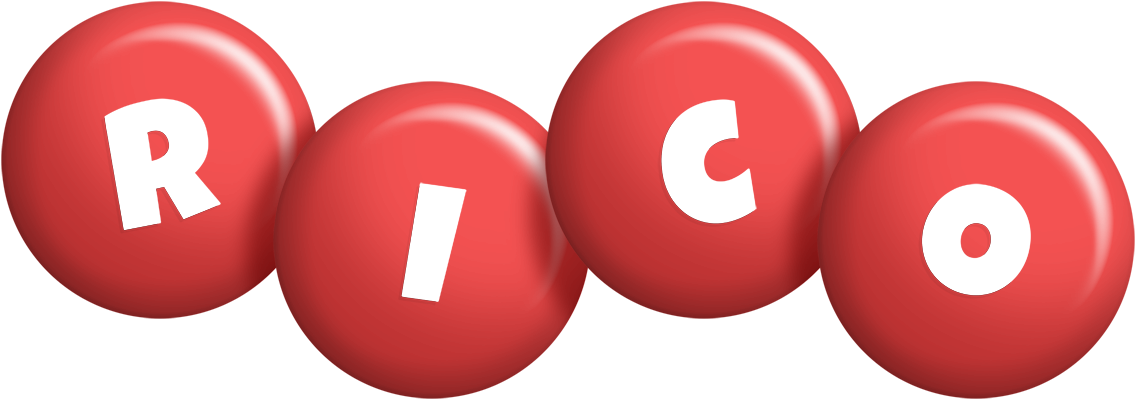 Rico candy-red logo