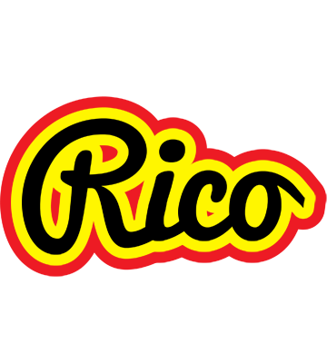 Rico flaming logo