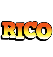 Rico sunset logo