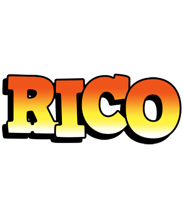 Rico sunset logo