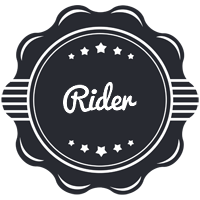 Rider badge logo