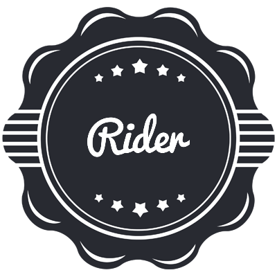 Rider badge logo