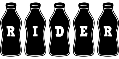 Rider bottle logo