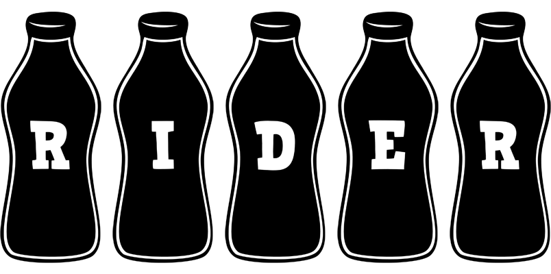 Rider bottle logo
