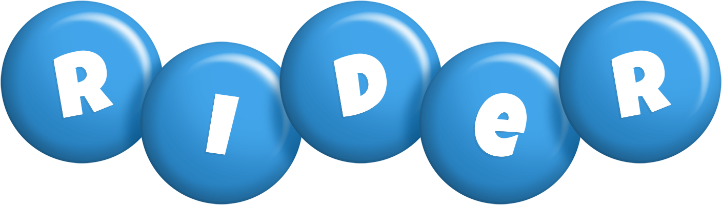 Rider candy-blue logo