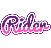 Rider cheerful logo