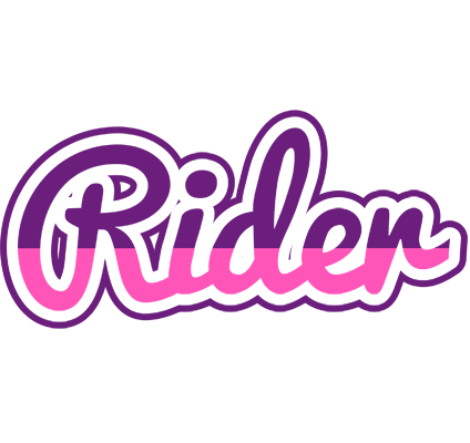 Rider cheerful logo