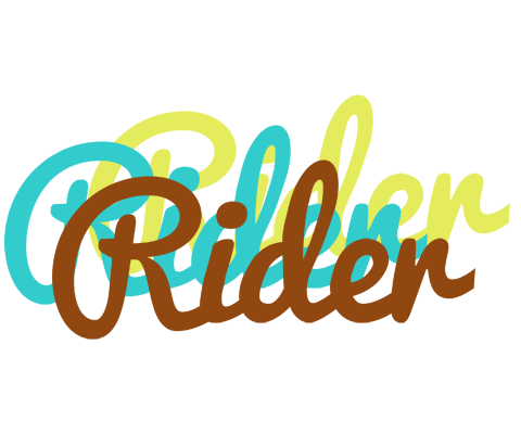 Rider cupcake logo