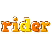 Rider desert logo