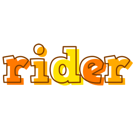 Rider desert logo