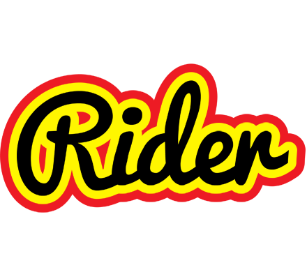 Rider flaming logo