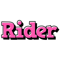 Rider girlish logo