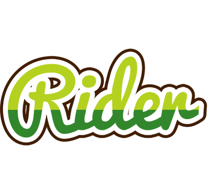 Rider golfing logo