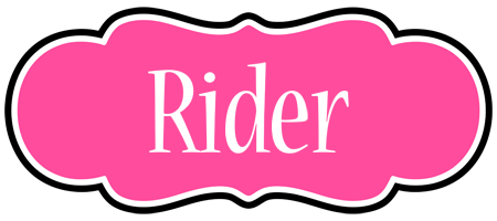 Rider invitation logo