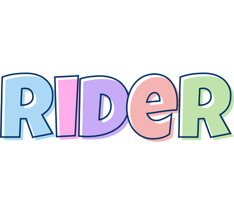 Rider pastel logo