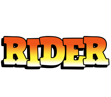 Rider sunset logo