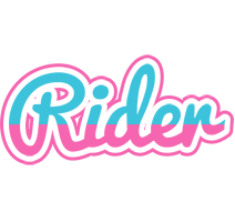Rider woman logo